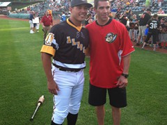 Stanley Cup Champ, Pascal Dupuis during one of his two visits to Curve, PA.