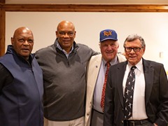 Vida Blue and Tony Hill were the featured speakers at the 2022 West Texas Sports Banquet