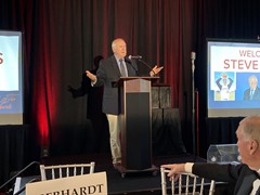 Pirates great, Steve Blass speaking at the Westmoreland Frick Hospital Foundation Annual Fundraiser